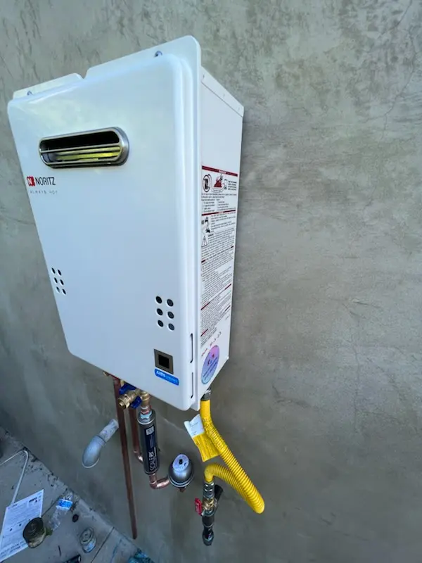 Tankless water heater installation for Spring homes